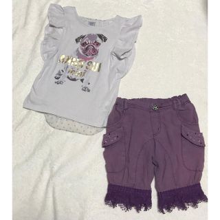 アナスイミニ(ANNA SUI mini)のANNA SUI mini 上下セット(Tシャツ/カットソー)