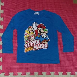 バンダイ(BANDAI)のスーパーマリオ　長袖Tシャツ　110cm(Tシャツ/カットソー)