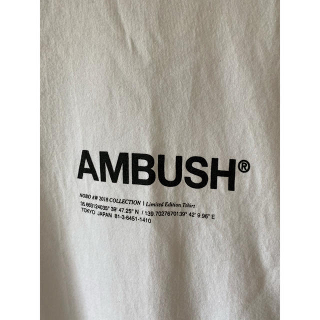 AMBUSH(アンブッシュ)のambush logotee メンズのトップス(Tシャツ/カットソー(半袖/袖なし))の商品写真