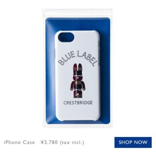 バーバリーブルーレーベル(BURBERRY BLUE LABEL)の正規品❤️ブルーレーベルクレストブリッジ　ラブリック　iPhoneケース(iPhoneケース)