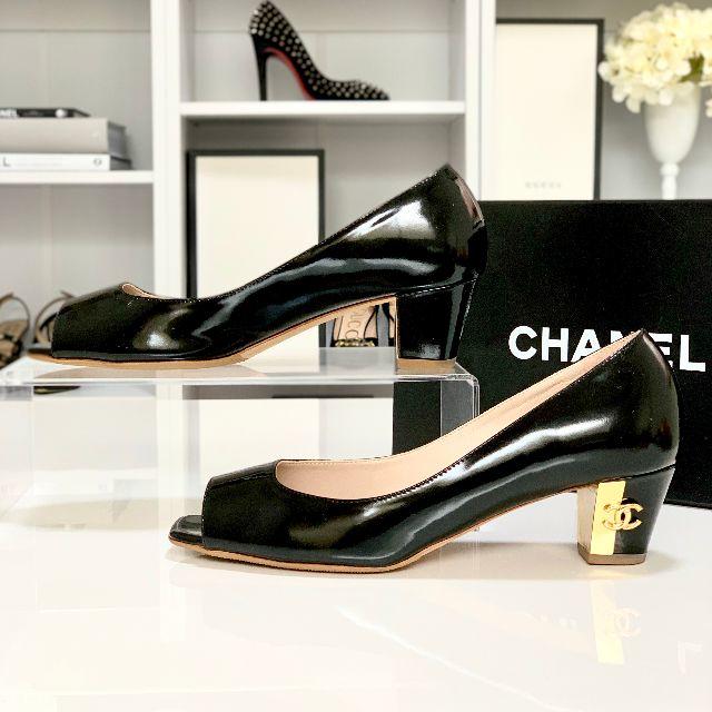 CHANEL(シャネル)の668 美品 シャネル パテント パンプス レディースの靴/シューズ(ハイヒール/パンプス)の商品写真