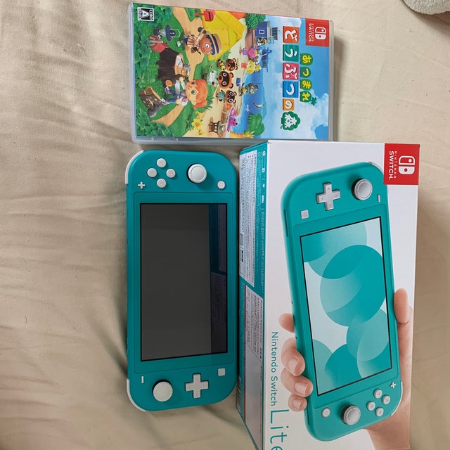 Nintendo Switch  Lite ターコイズ　カセット付き