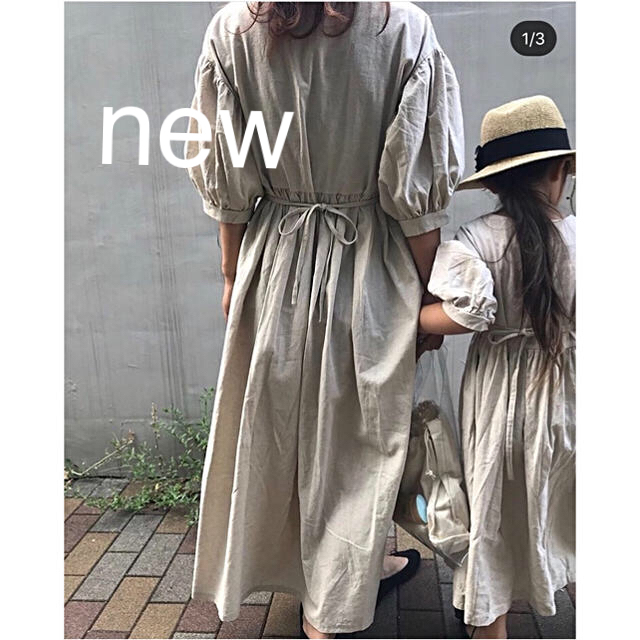 新品！未開封！大人 リネンドレス linen dress リネンワンピース