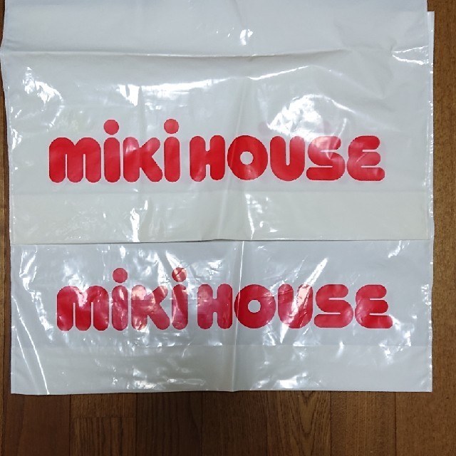 mikihouse(ミキハウス)のMH ショップバッグ２枚 キッズ/ベビー/マタニティのキッズ/ベビー/マタニティ その他(その他)の商品写真