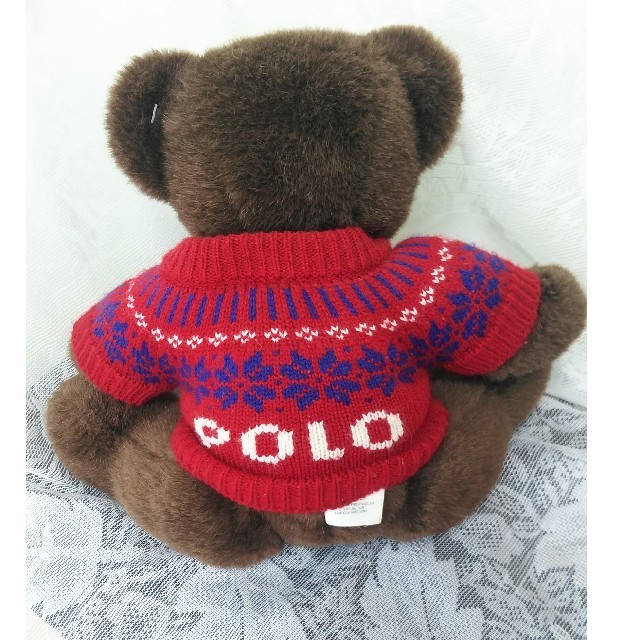 POLO RALPH LAUREN(ポロラルフローレン)のたか様　　Poloラルフローレン  ぬいぐるみ　クマ　ポロ　イギリス　ハロッズ　 エンタメ/ホビーのおもちゃ/ぬいぐるみ(ぬいぐるみ)の商品写真