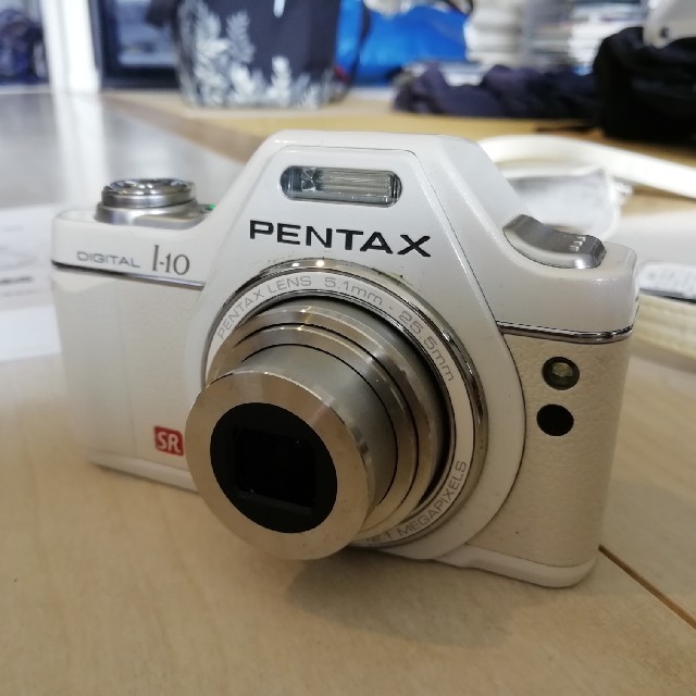PENTAX - PENTAX Optio I-10 純正カメラケース&ストラップ付きの PENTAX - PENTAX Optio I-10 純正カメラケース&ストラップ付きの