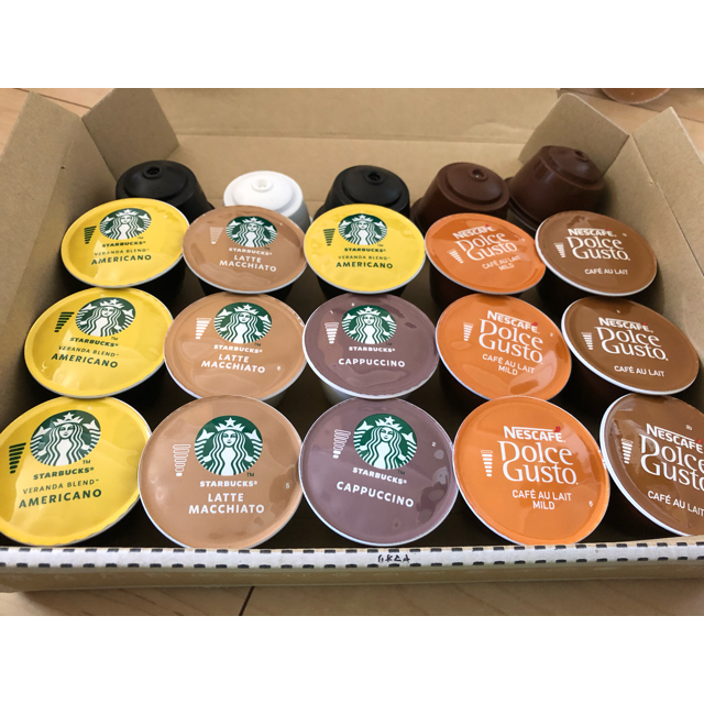 Starbucks Coffee(スターバックスコーヒー)のドルチェグスト　カプセル B 20個　17杯分 食品/飲料/酒の飲料(コーヒー)の商品写真