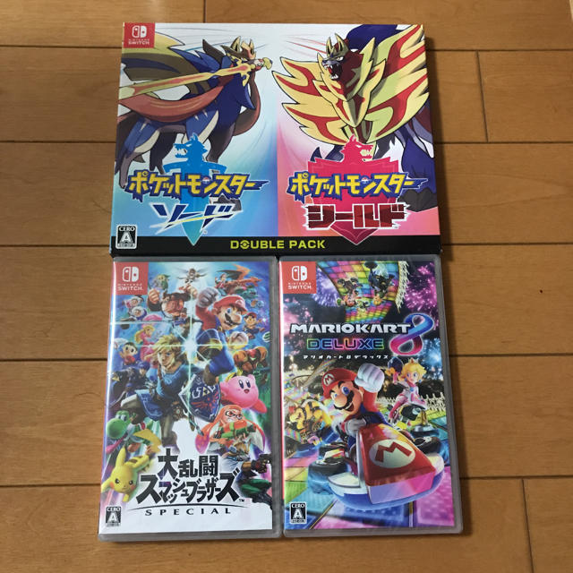 新品未開封  ニンテンドースイッチソフト3本セット