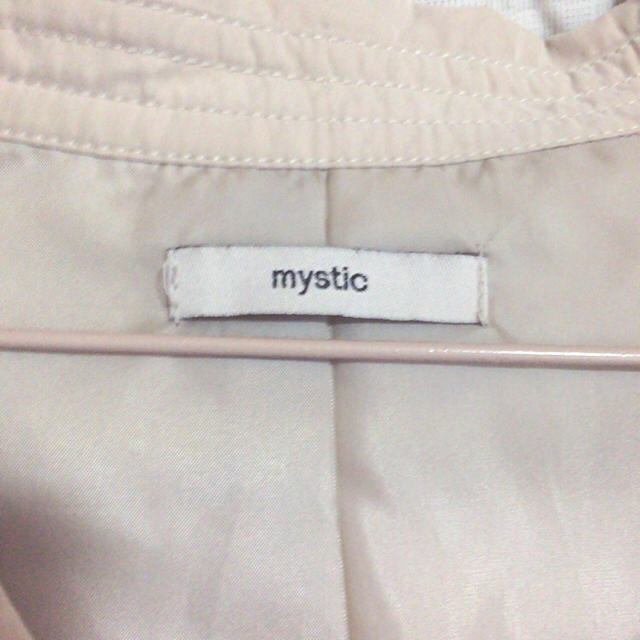 mystic(ミスティック)の値下げ💭mystic♡配色トレンチ レディースのジャケット/アウター(トレンチコート)の商品写真