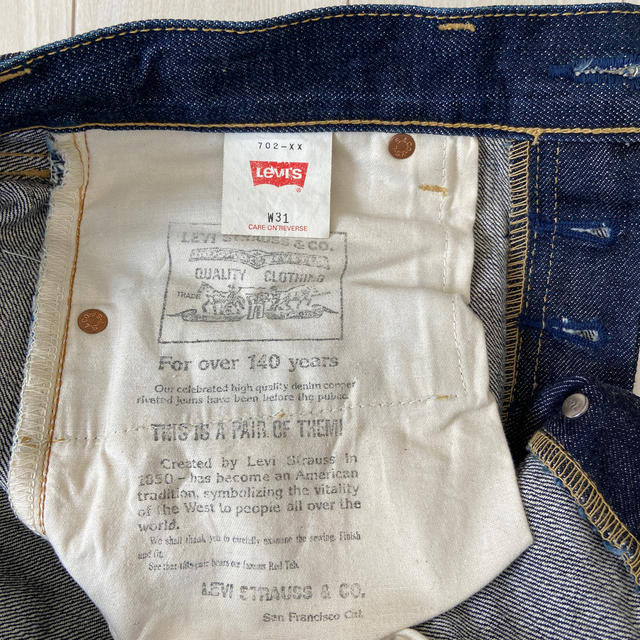 Levi's(リーバイス)のLevi's 702 BIGE 赤耳 メンズのパンツ(デニム/ジーンズ)の商品写真