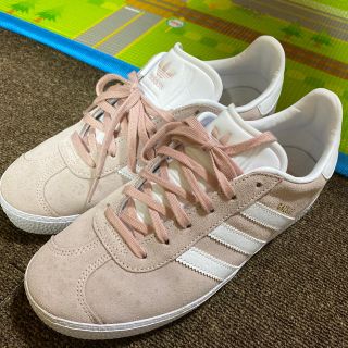 アディダス(adidas)のアディダススニーカー　24.5㎝　ピンク×ホワイト(スニーカー)