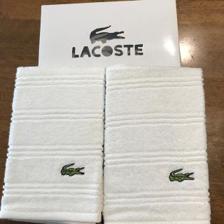 ラコステ(LACOSTE)のハンドタオル ラコステ 2枚(タオル/バス用品)