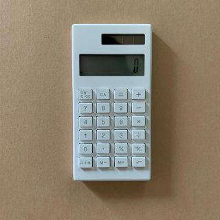 ムジルシリョウヒン(MUJI (無印良品))の無印　ミニ電卓(白)(オフィス用品一般)