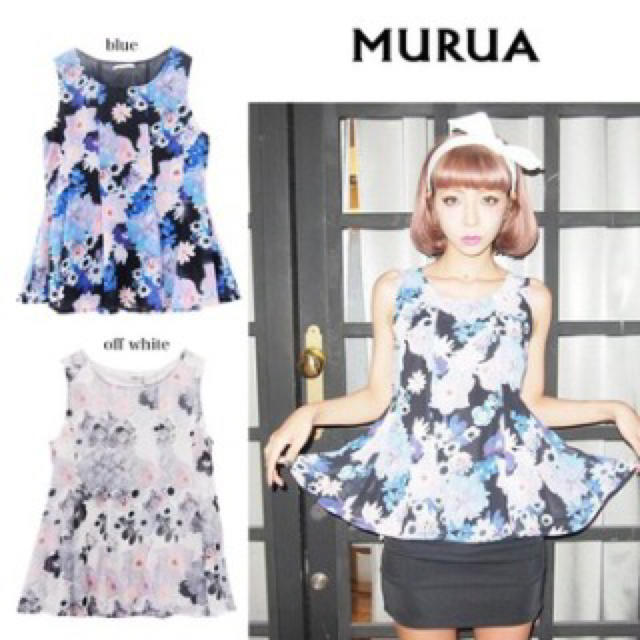 MURUA(ムルーア)のMURUA♡フロートフラワーチュニック レディースのトップス(チュニック)の商品写真