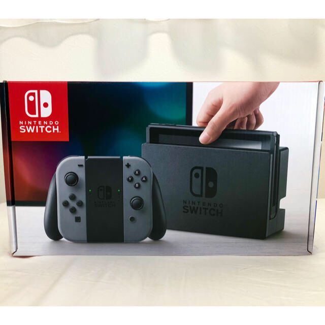 Nintendo Switch(ニンテンドースイッチ)の【美品/旧型】Nintendo Switch グレー 本体 エンタメ/ホビーのゲームソフト/ゲーム機本体(家庭用ゲーム機本体)の商品写真