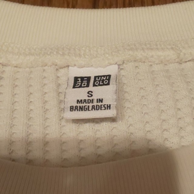 UNIQLO(ユニクロ)のユニクロ ワッフルカットソー レディースのトップス(カットソー(半袖/袖なし))の商品写真