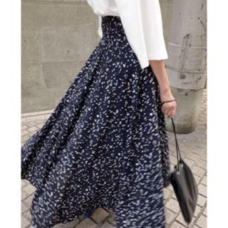 エンフォルド(ENFOLD)の【CLANE】DOT FLOWER CIRCULAR SKIRT(ロングスカート)