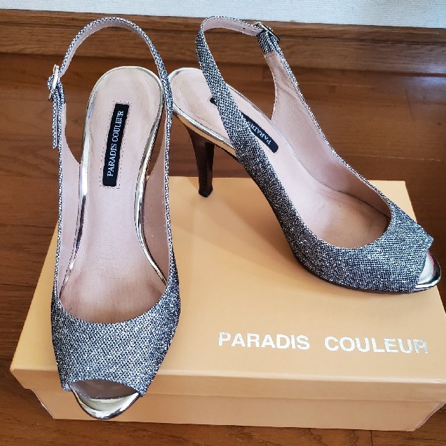 PARADIS COULEUR(パラディクルール)のパラディクルール　オープントゥパンプス レディースの靴/シューズ(ハイヒール/パンプス)の商品写真