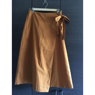 ユニクロ(UNIQLO)のスカート風ガウチョパンツ⭐️L⭐️マスタード⭐️ユニクロ(キュロット)