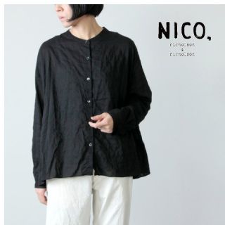 アーバンリサーチドアーズ(URBAN RESEARCH DOORS)のNICO.nicholson and nicholson・スタンドカラーブラウス(Tシャツ(長袖/七分))