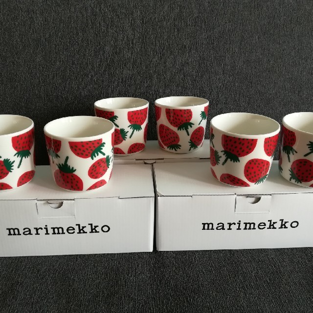 グラス/カップmarimekko　マリメッコ　マンシッカ　ラテマグ　3箱