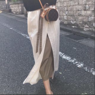 アメリヴィンテージ(Ameri VINTAGE)のAmeri Vintage WASHI LAYERED SKIRT(ロングスカート)