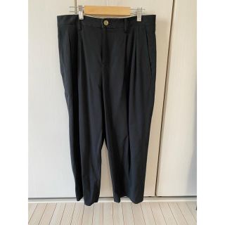 ディガウェル(DIGAWEL)のDIGAWEL wide slacks BLACK(スラックス)