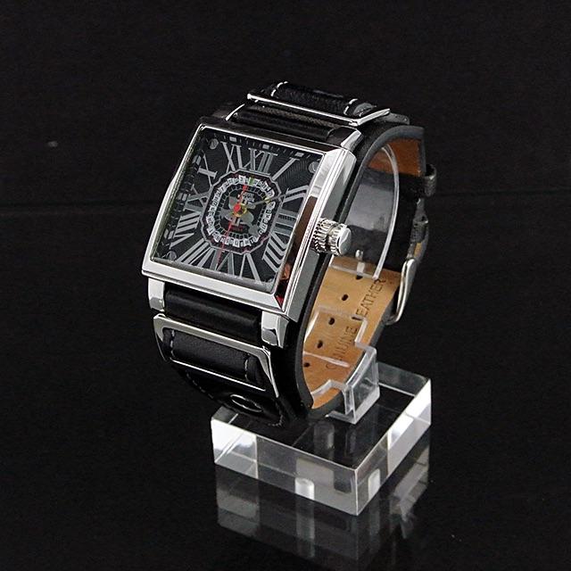 KEITH VALLER U.K. LONDON キースバリー　腕時計　黒×銀