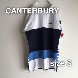 カンタベリー(CANTERBURY)のCANTERBURY カンタベリー　ラガーシャツ　Tシャツ　刺繍ロゴ(ラグビー)