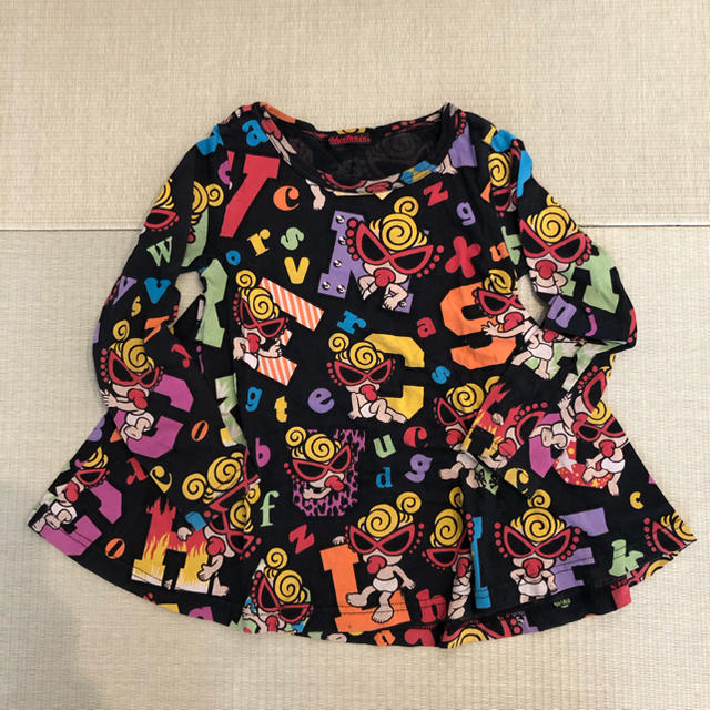 HYSTERIC MINI(ヒステリックミニ)のヒスミニ♡長袖Tシャツ　110 キッズ/ベビー/マタニティのキッズ服女の子用(90cm~)(Tシャツ/カットソー)の商品写真