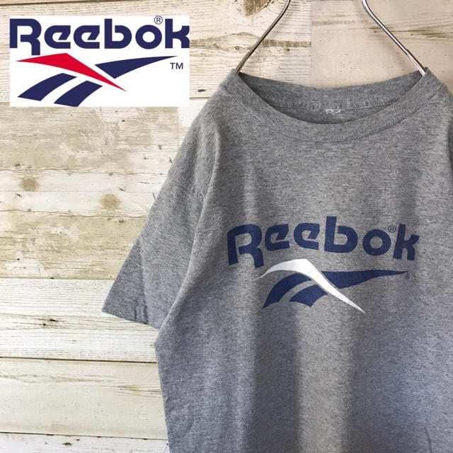 Reebok(リーボック)の【激レア】リーボック☆ベクターデカロゴ半袖Tシャツクルーネックカットソー メンズのトップス(Tシャツ/カットソー(半袖/袖なし))の商品写真