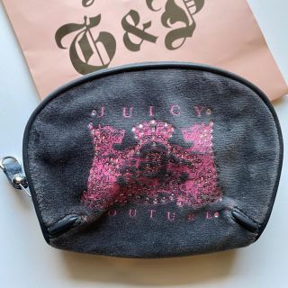 ジューシークチュール(Juicy Couture)の未使用品！Juicy Couture ポーチ　グレー(ポーチ)