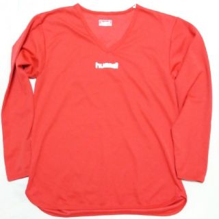 ヒュンメル(hummel)の【お値下げ】hummel アンダーシャツVネック 赤 SS-Sサイズ(ウェア)