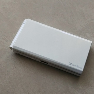 サムスン(SAMSUNG)のソフトバンク 740SC   ホワイト ＊SIMフリー(携帯電話本体)