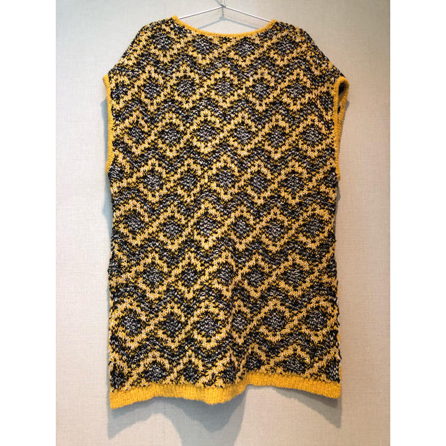 6 roku DIAMOND MOTIF SKIPPER KNIT ニットベスト