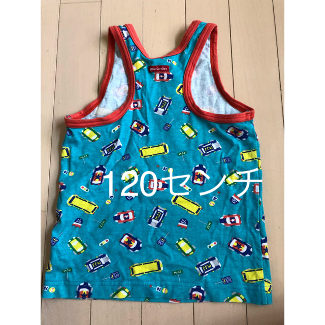 mou jon jon(ムージョンジョン)のmou jonjon 120センチ　ノースリーブ キッズ/ベビー/マタニティのキッズ服男の子用(90cm~)(Tシャツ/カットソー)の商品写真