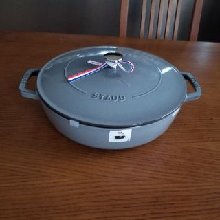 ストウブ(STAUB)の【まこまこ様専用】ソテーパン システラドロップ ストラクチャーラウンド 28cm(鍋/フライパン)