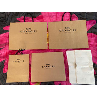 コーチ(COACH)のCOACH ショップバッグ ショップ袋 ショッパー 紙袋 ギフトボックス 薄紙(ラッピング/包装)