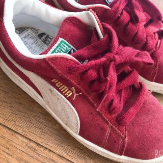 プーマ(PUMA)のPUMAお洒落なレッドシューズ(スニーカー)