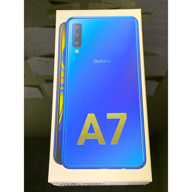 【新品】ギャラクシー　Galaxy A7 ブルー　64GB simフリー