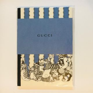 グッチ(Gucci)のレア イベント会場限定 ■ GUCCI × ヒグチユウコ コラボ ノート ブルー(ノート/メモ帳/ふせん)