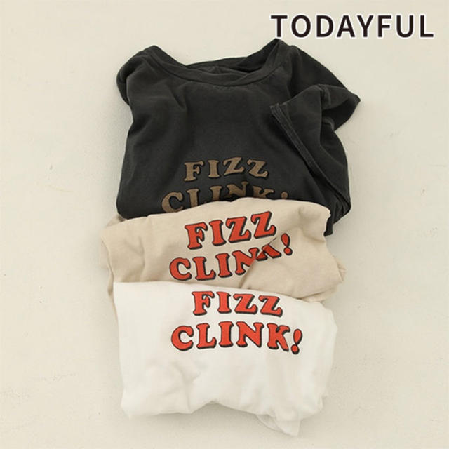 TODAYFUL(トゥデイフル)のTODAYFUL トゥデイフル FlZZ CLINK T-Shirts Tシャツ レディースのトップス(Tシャツ(半袖/袖なし))の商品写真