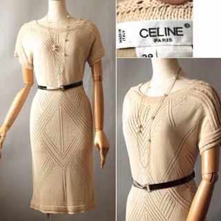 セリーヌCeline Knit Dress ワンピース　ニット