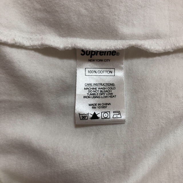 supreme 19S/S mesh Stripe Pocket Tee