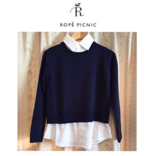 ロペピクニック(Rope' Picnic)の新品 💗 重ね着風 tops(ニット/セーター)