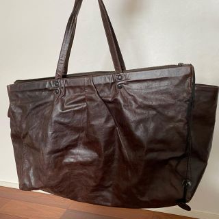 アンドゥムルメステール(Ann Demeulemeester)のANN DEMEULEMEESTERアンドゥムルメステール　レザーバック(ボストンバッグ)