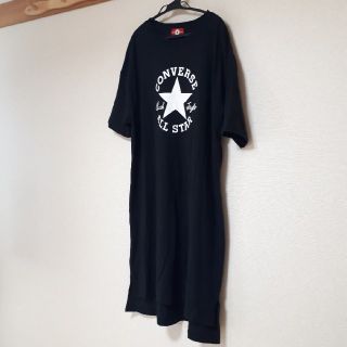 コンバース Tシャツワンピ ブラック 黒色系 の通販 7点 Converseを買うならラクマ