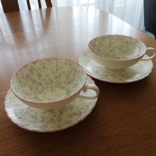 ノリタケ(Noritake)のティーカップ＆ソーサー（2客）☆ノリタケ☆(グラス/カップ)