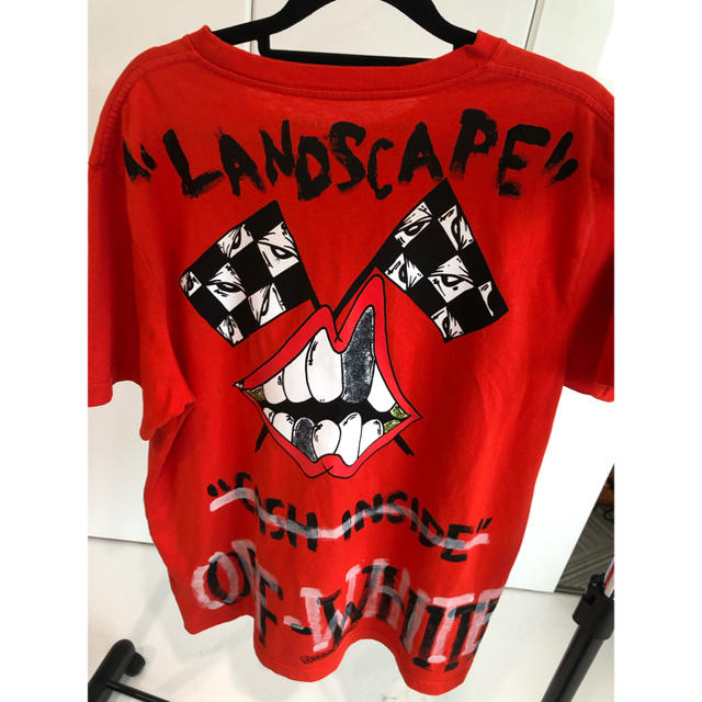 Chromehearts OFF WHITE Lsize T RED 1
