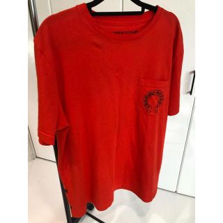 クロムハーツ(Chrome Hearts)のChromehearts OFF WHITE Lsize T RED(Tシャツ/カットソー(半袖/袖なし))